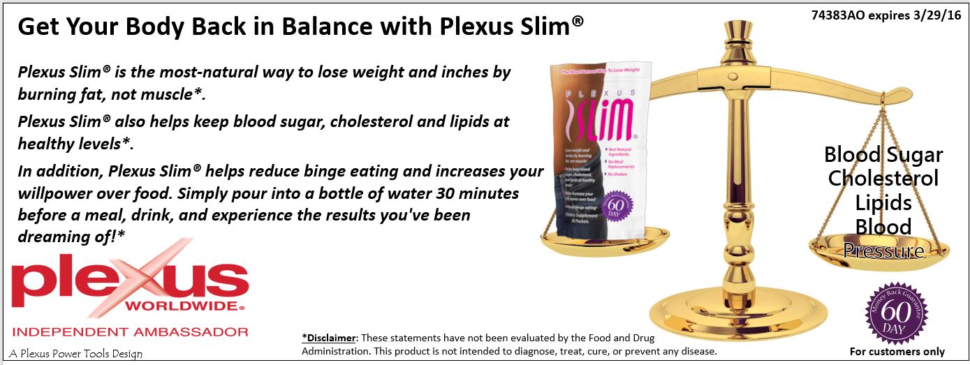 BANNER - Get your body back in balance with Plexus Slim(2)